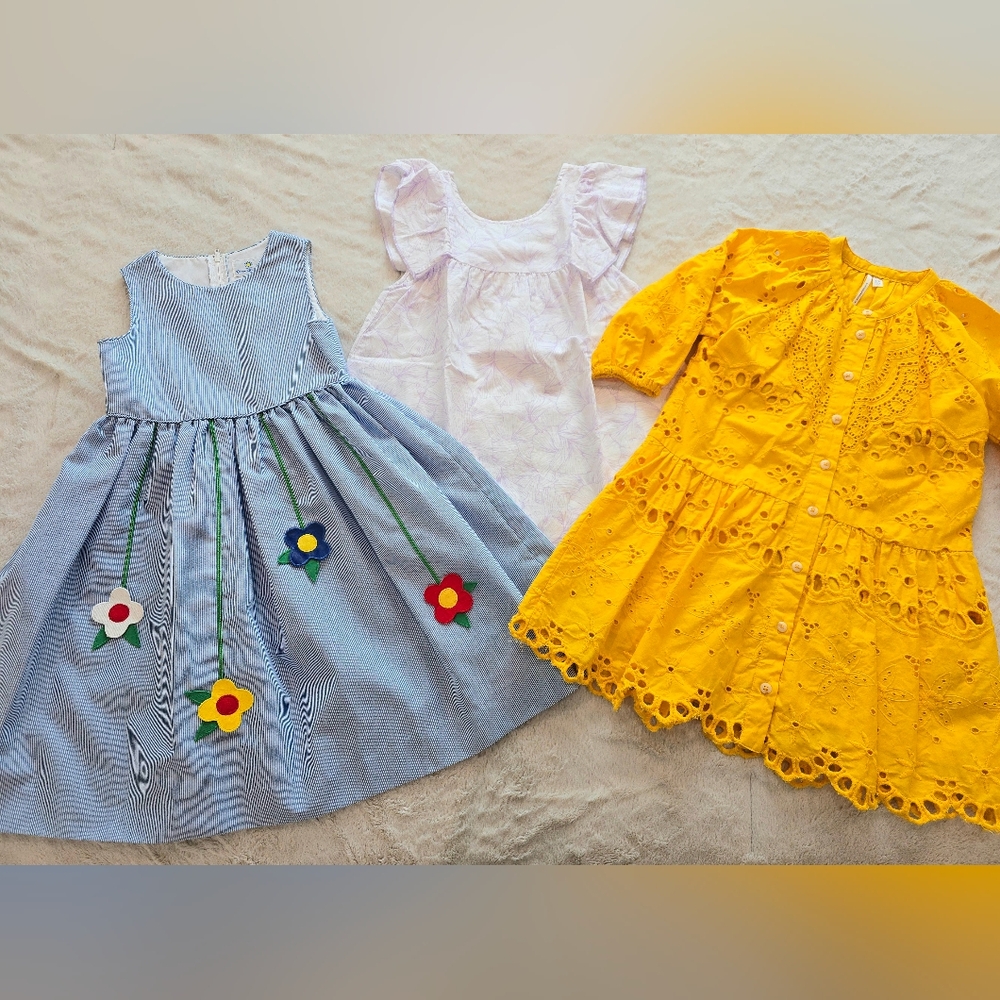 Girls Dresses Size 5 / 6 Anthropologie Benetton Florence Eiseman
